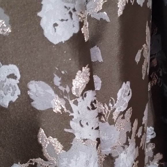 Perfect for Prom Dress - Black, light blue & silver floral dress - Picture 6 of 6